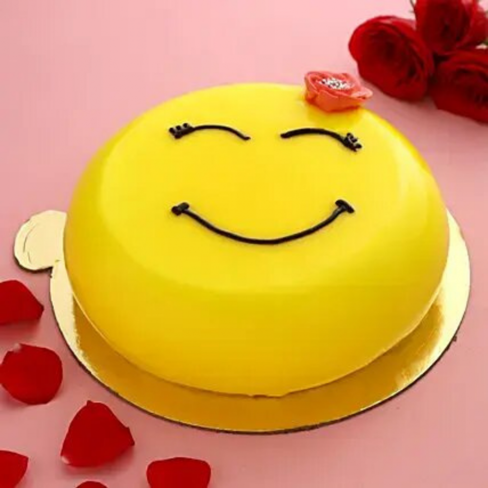 Smilie cake  game activity rent in Jorhat